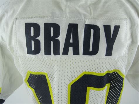 Lot Detail - Tom Brady 1998-99 University of Michigan Jersey w/No Use