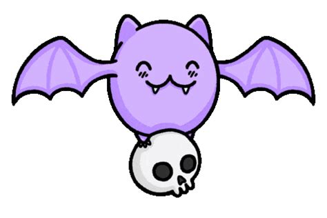 Cute Purple Bat Doodle - Custom Doodle for Google