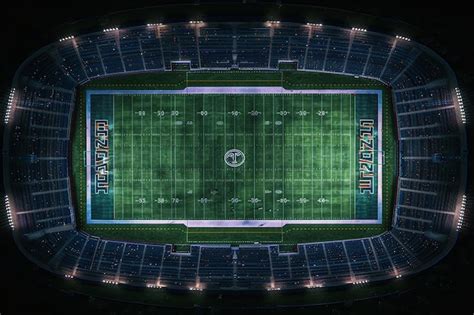 Stadium Lights on Football Field | Premium AI-generated image