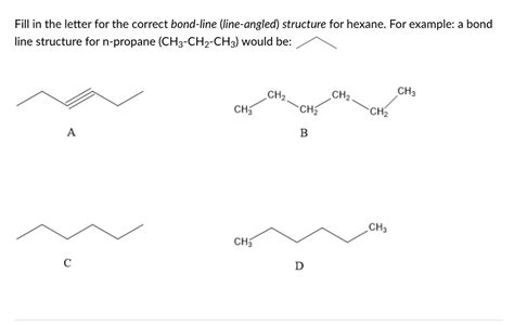 Solved Fill in the letter for the correct bond-line | Chegg.com