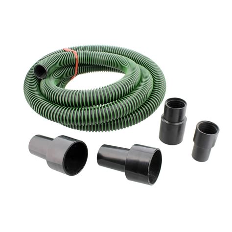 DCT | Vacuum Hose 1.25” Inch x 10’ Ft – Dust Collection Fittings Vacuum ...
