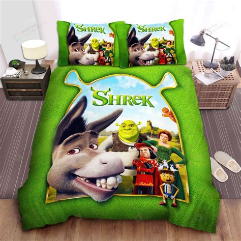 Shrek, The First Movie Bed Sheets Duvet Cover Bedding Sets - HomeFavo