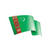 Kostenlose Bild: Flagge, Turkmenistan