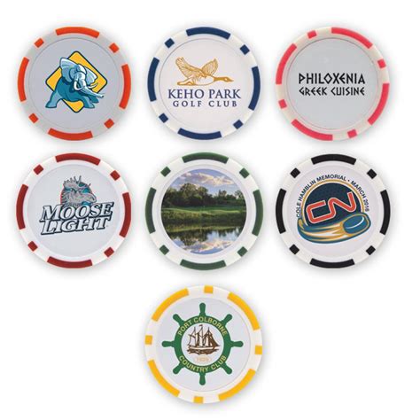 Custom Logo Poker Chips Ball Markers | Canadian Pro Shop Online ...