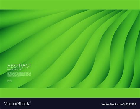 Green wave abstract background wave pattern Vector Image