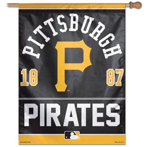 Pittsburgh Pirates Banner, 27" x 37" - The Flag Factory