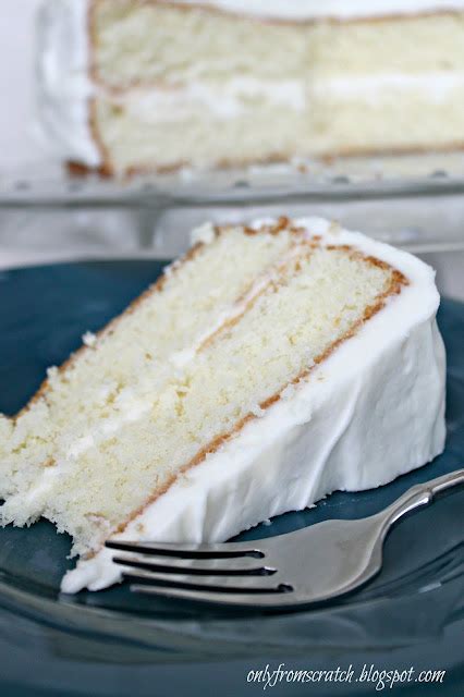 Only From Scratch: Simple Layer Cake with Vanilla Frosting, from Martha ...