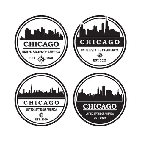 858 Chicago Skyline Logo Royalty-Free Photos and Stock Images | Shutterstock