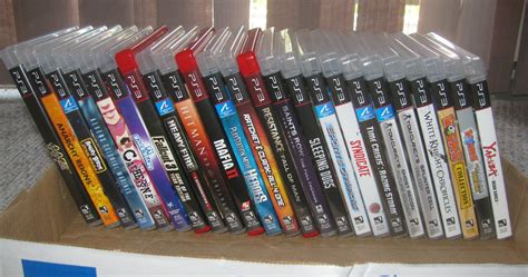 Collection of PS3 games from a community garage sale : gamecollecting