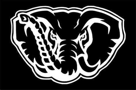 Download High Quality alabama football logo elephant Transparent PNG ...