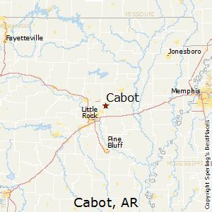 Cabot Arkansas Map | Zip Code Map