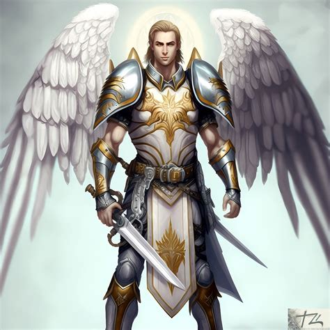 Aasimar Paladin by taggedzi on DeviantArt