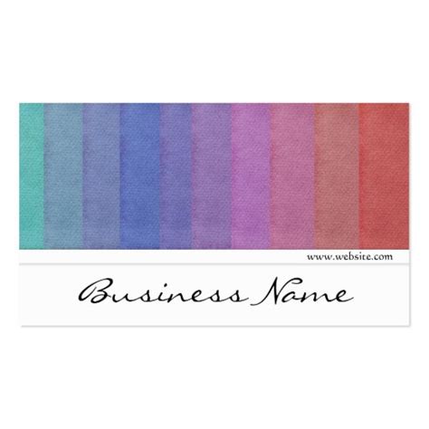 Color Palette Design 5 Business Cards | Zazzle