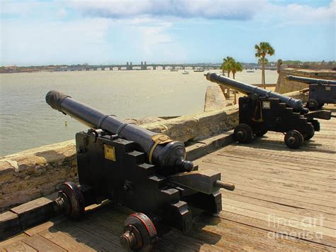 Castillo de San Marcos - Cannon 02 Photograph by Shannon Gavaert - Pixels