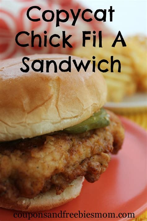 Copycat Chick Fil A Sandwich - Coupons and Freebies Mom