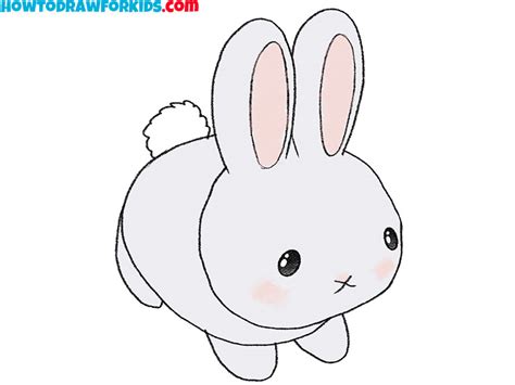 How to Draw a Cute Bunny Step by Step - Drawing Tutorial