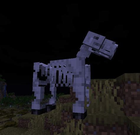 Skeleton Horses in Minecraft