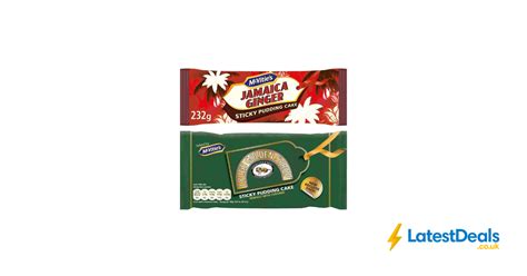 McVitie's Jamaica Ginger OR Lyle's Golden Syrup Cake (Clubcard Price), £0.75 at Tesco