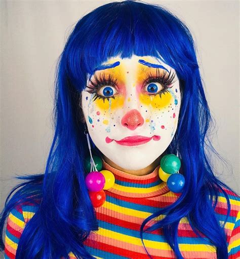 Pin by N. Derwent S on XII Beautiful Whiteface Clowns! | Clown hair ...