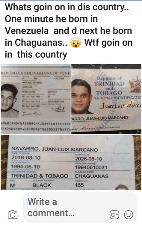 Venezuelan National Id Card