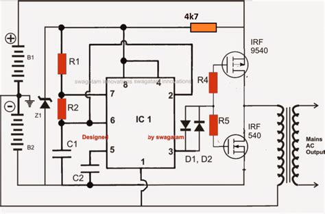 6 Best IC 555 Inverter Circuits Explored | Homemade Circuit Projects