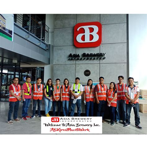 Working at Asia Brewery Incorporated | Bossjob