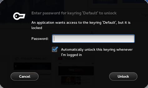 Reset gnome forgotten keyring password - Fix annoying reoccuring ...