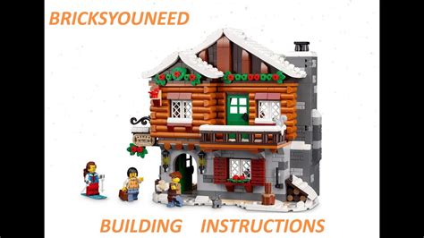 LEGO Set 10325 Alpine Lodge building instructions - YouTube