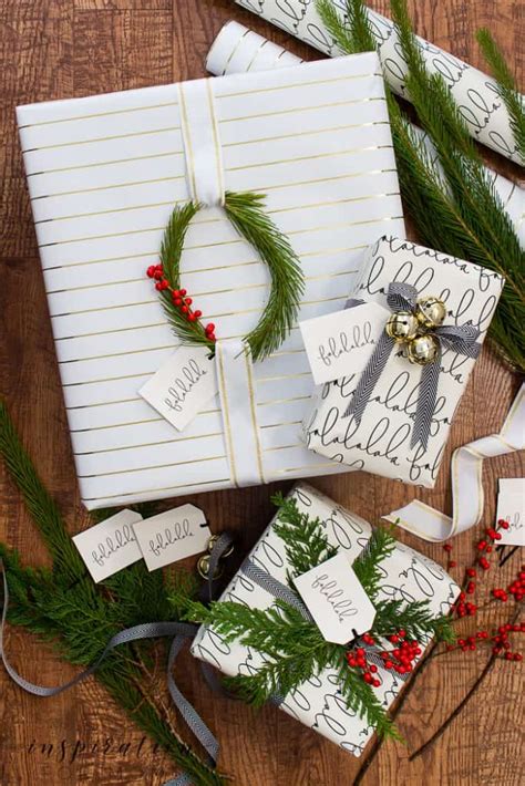 Three Easy Christmas Gift Wrap Ideas - Inspiration For Moms