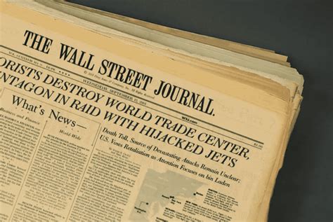 A History of the Wall Street Journal - Historic Newspapers