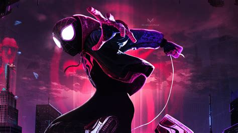 SpiderMan Into The Spider Verse Movie New Arts Wallpaper,HD Movies Wallpapers,4k Wallpapers ...