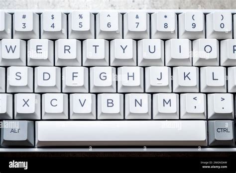 The mechanical keyboard on textured background Stock Photo - Alamy