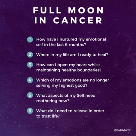 Full Moon in Cancer Tarot Spread - Biddy Tarot