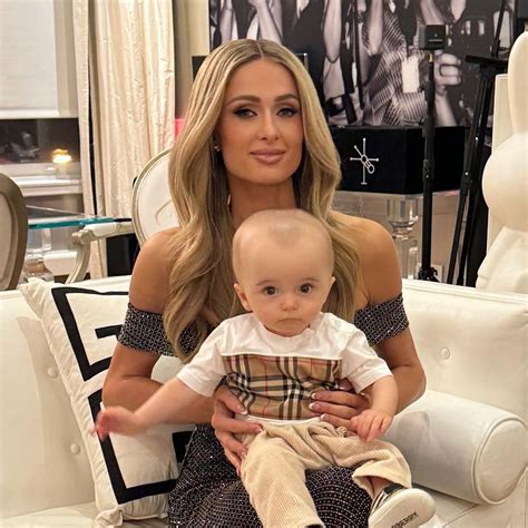 Paris Hilton reunites with baby Phoenix in adorable photos after time away with husband Carter ...