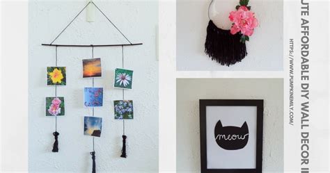 3 Cute Affordable DIY Wall Decor Ideas | Pumpkin Emily