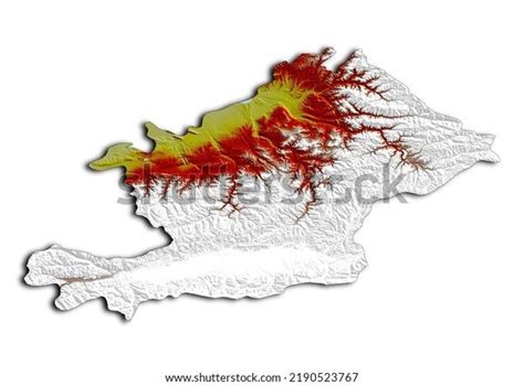 Osh Kyrgyzstan Map Shaded Relief Map Stock Illustration 2190523767 | Shutterstock