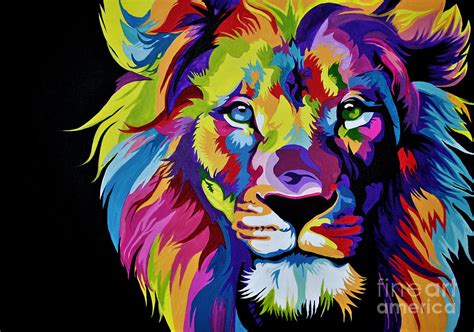 🔥 [40+] Colorful Lion Wallpapers | WallpaperSafari