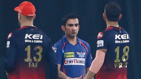 Virat Kohli and Gautam Gambhir docked full-match fees over IPL ...