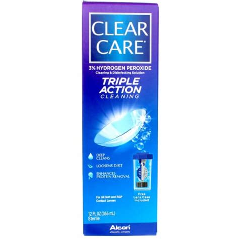 Alcon® Clear Care® Triple Action Cleaning & Disinfecting Contact Lens ...