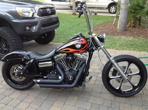 2010 Harley-Davidson® FXDWG Dyna® Wide Glide® (Black w/flames), St. Augustine, Florida (362678 ...