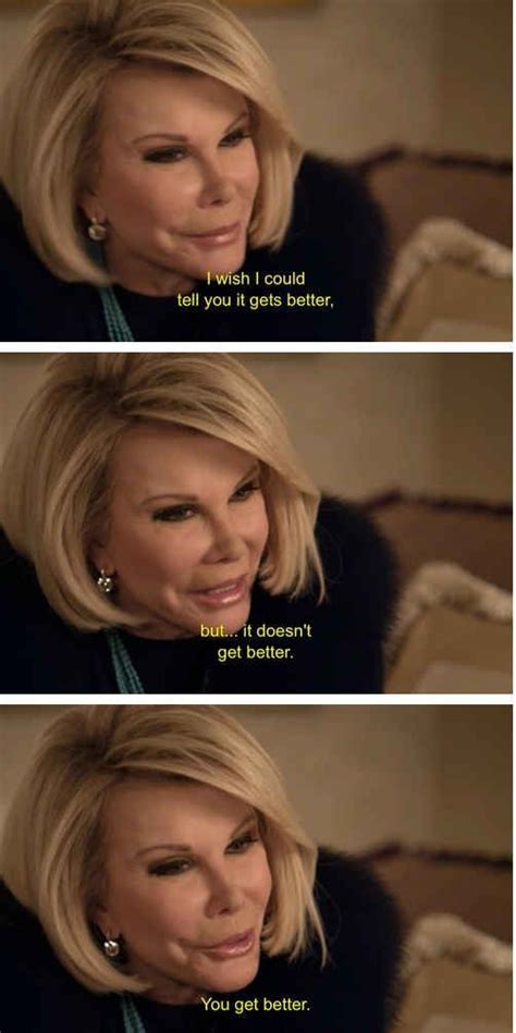 She's charitable. | Perfection quotes, Joan rivers, Joan rivers quotes