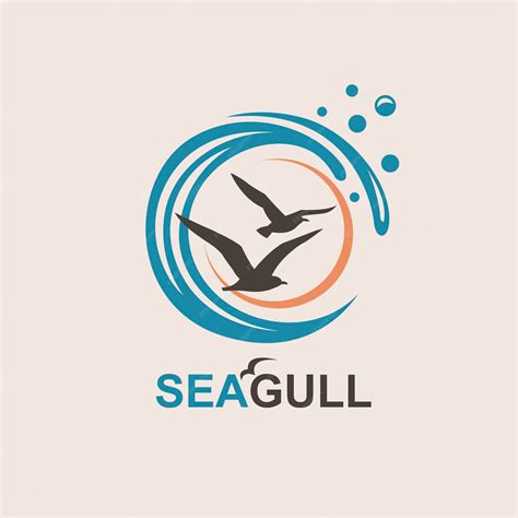 Premium Vector | Seagull logo design