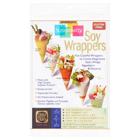 Sushi Party Soy Wrappers, 5 ct, 0.74 oz - Walmart.com