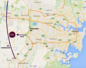 UrbanDuniya - Western Sydney Airport map