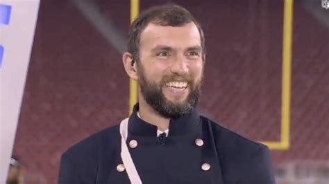 Andrew Luck gets in on infamous meme with surprise TV appearance