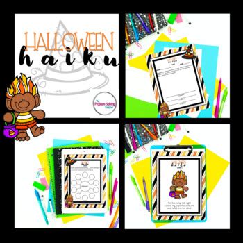 Halloween Haiku Poems by The Problem-Solving Teacher | TPT