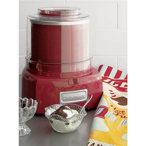 Cuisinart ® Red Ice Cream Maker/Frozen Yogurt Maker | Frozen yogurt maker, Yogurt maker, Frozen ...