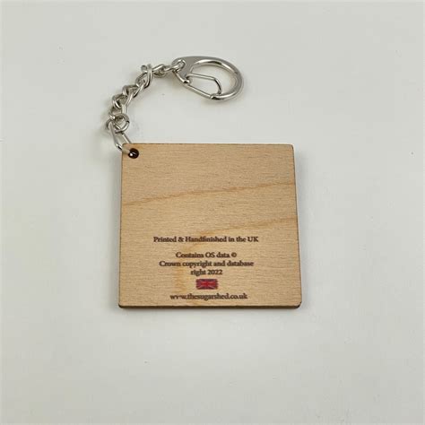 Todmorden Map Square Keyring - 003 - Water Street Gallery