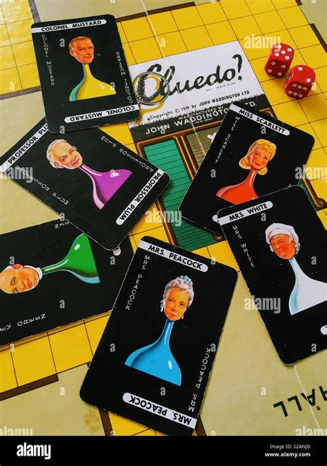 Original Cluedo Game Characters - Mijacob