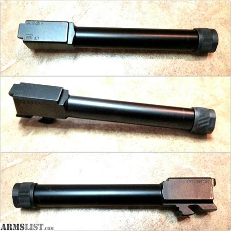 ARMSLIST - For Sale: Glock 17 Gen 5 Threaded Barrel OEM, 1/2-28